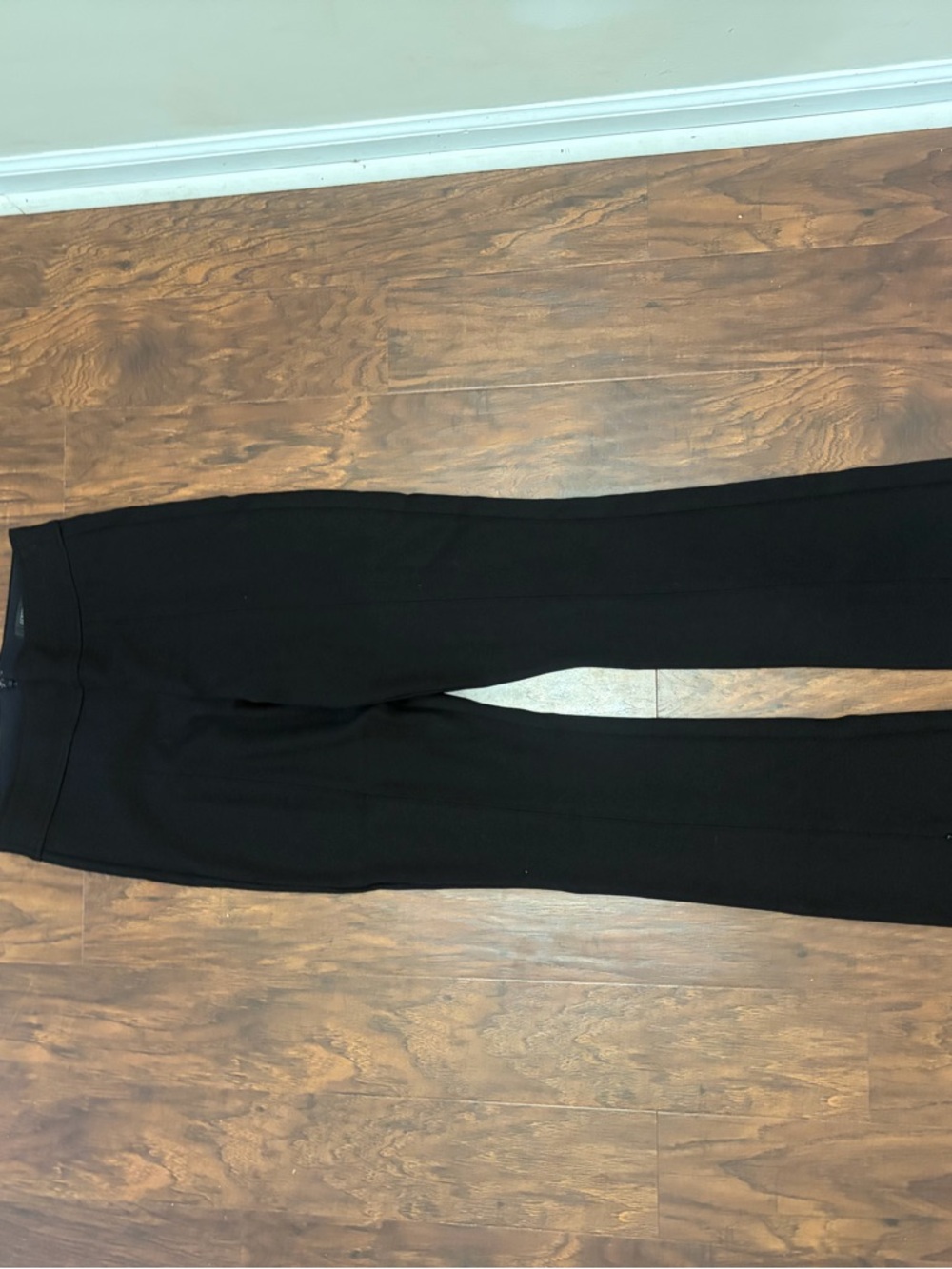 J. Crew Black Ponte Straight-Leg Pants